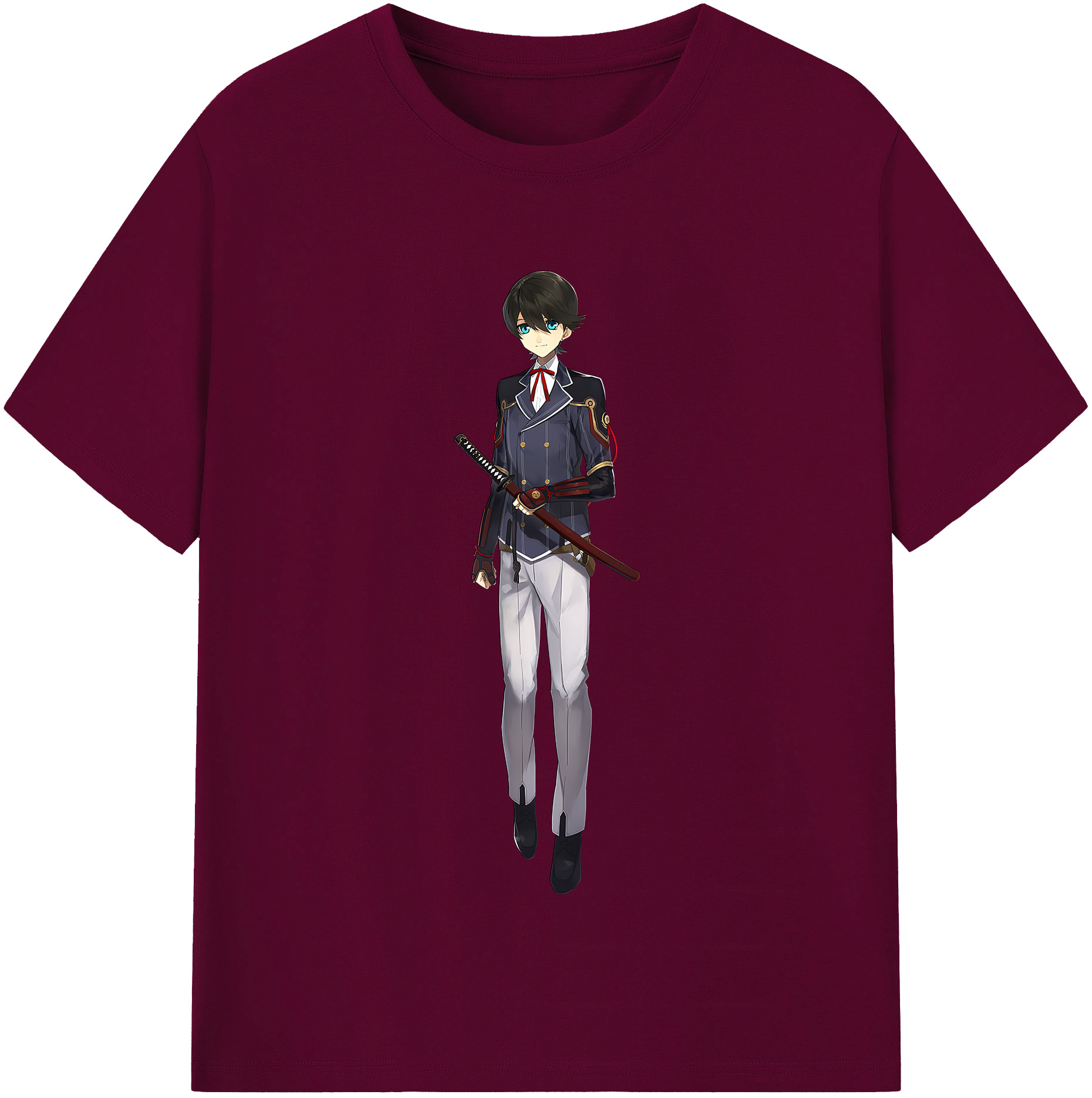 （画像用） 刀剣乱舞 Touken Ranbu レディースカジュアルプリントTシャツ（綿100％）